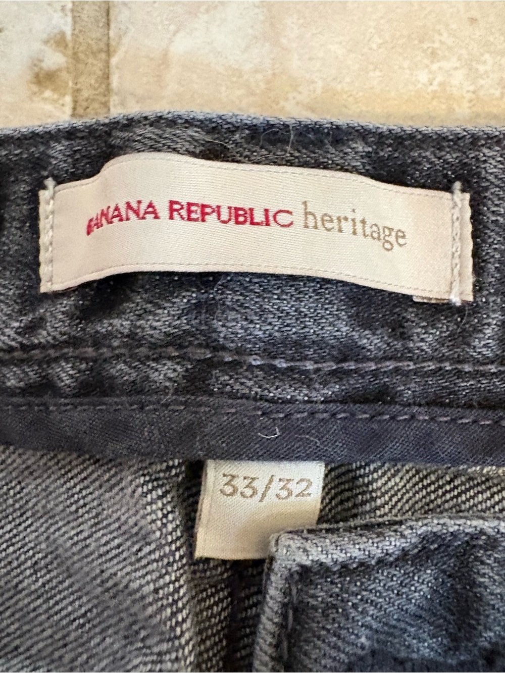 Black Men’s Banana Republic jeans